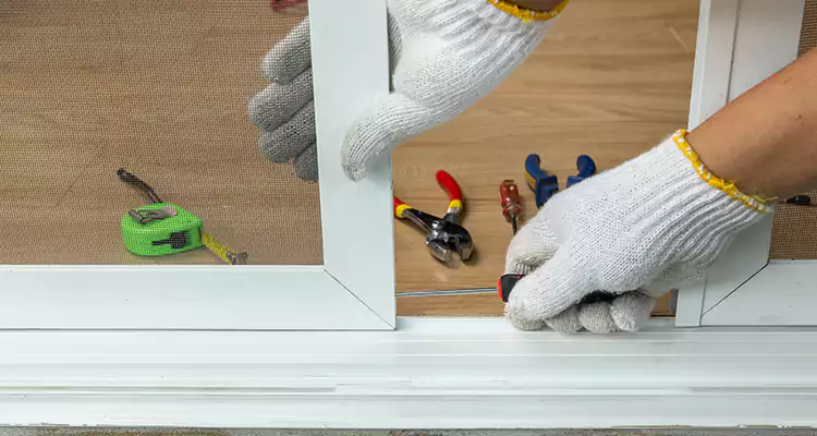 Sliding Glass Door Off Rails Repair in Three Lakes, FL
