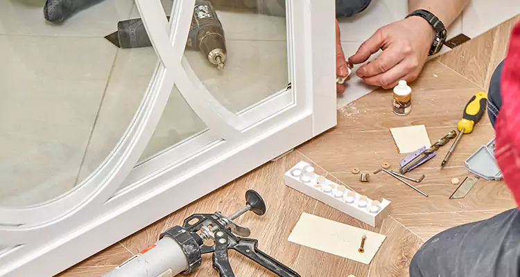 Interior Patio Door Casing Repair in Three Lakes, FL